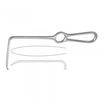 Langenbeck Retractor Stainless Steel, 22.5 cm - 8 3/4" Blade Size 85 x 15 mm